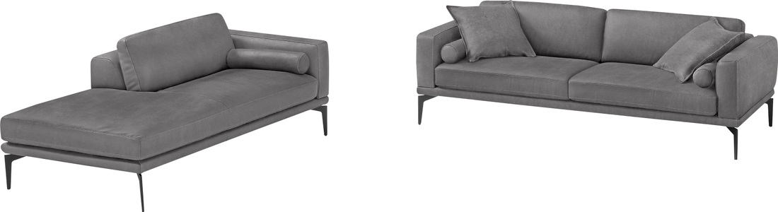 Egoitaliano, Egoitaliano Polstergarnitur »Masu«, Höhe der Rückenkissen und Sitztiefe verstellbar, 3 Rollkissen, Egoitaliano Polstergarnitur »Masu, Design trifft sensationellen Sitzkomfort«, Höhe der Rückenkissen und Sitztiefe verstellbar, 3 Rollkissen
