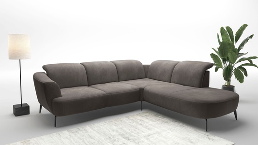sit&more Ecksofa »Zoe«, ink.Sitztiefenverstellung, wahlweise mit Kopfteilverstellung