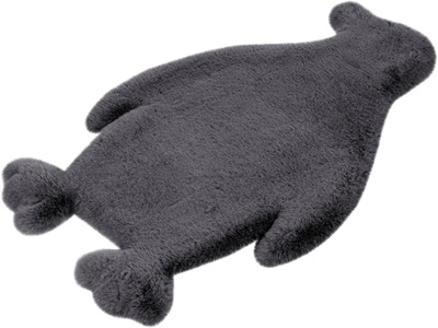 calo-deluxe, calo-deluxe Kinderteppich »Kids-550«, Motivform, 36 mm Höhe, Kunstfell, Motiv Pinguin, 