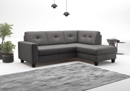 PLACES OF STYLE Ecksofa »Varese« wahlweise mit Bettfunktion und Bettkasten