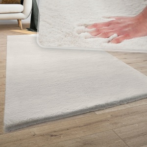 PACO HOME, Paco Home Teppich »Soft 380«, rechteckig, 12 mm Höhe, Kuschelteppich - besonders weich, Uni-Farben, ideal im Wohnzimmer & Schlafzimmer, Paco Home Fellteppich »Kunstfell Soft 380«, rechteckig, 14 mm Höhe, Langflor, Kuschelteppich - besonders weich, Uni-Farben