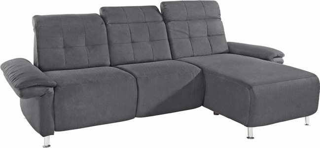 PLACES OF STYLE, Places of Style Ecksofa »Manhattan«, 2 Sitze mit elektrischer Relaxfunktion, verstellbare Armlehnen, Home affaire Ecksofa »Manhattan L-Form« 2 Sitze mit elektrischer Relaxfunktion, verstellbare Armlehnen