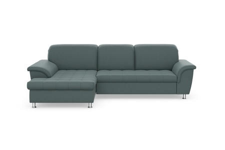 DOMO collection, DOMO collection Ecksofa »Franzi«, wahlweise mit Bettfunktion, Bettkasten und Kopfteilverstellung, frei im Raum stellbar, DOMO collection Ecksofa »Franzi Steppung im Sitzbereich B7T/H: 278/162/80 cm, L-Form« wahlweise mit Bettfunktion, Bettkasten und Kopfteilverstellung