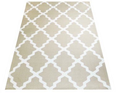 Timbers, Timbers Teppich »Pearland«, rechteckig, 3 mm Höhe, In- und Outdoor geeignet, Rauten-Design, Wohnzimmer, Terrasse, Balkon, 