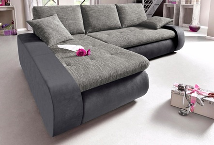 TRENDMANUFAKTUR, TRENDMANUFAKTUR Ecksofa, wahlweise XL oder XXL, TRENDMANUFAKTUR Ecksofa »Indie, L-Form«, wahlweise XL oder XXL