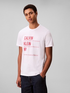 Calvin Klein Jeans T-Shirt »SS 30S EU CALVIN KLEIN NY GRAPHI«, Mit Rundhalsausschnitt, regular fit