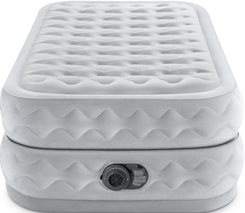 Intex, Intex Twin Supreme Air-Flow Airbed Luftbett / Gästebett, Intex Luftbett Dura Beam Deluxe Supreme Twin 99 x 191 x 51 cm