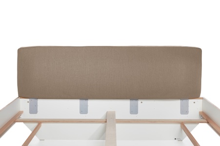 Müller SMALL LIVING, Müller SMALL LIVING Kopfteil »FLAI Polsterkopfteil«, Ergänzung für Einzelbett »FLAI«, ohne Kopfteil, Müller SMALL LIVING Kopfteil »FLAI Polsterkopfteil«, Ergänzung für Einzelbett »FLAI«, ohne Kopfteil