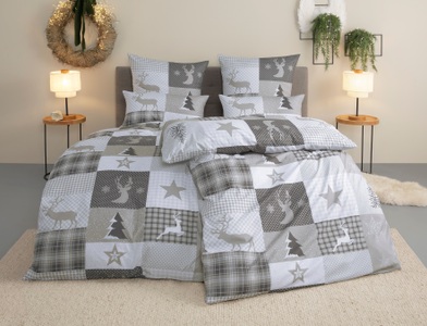 Home affaire Bettwäsche »Nicholas«, Weihnachtsbettwäsche, Winter