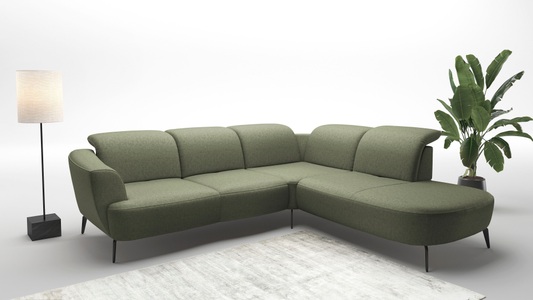 sit&more Ecksofa »Zoe«, ink.Sitztiefenverstellung, wahlweise mit Kopfteilverstellung