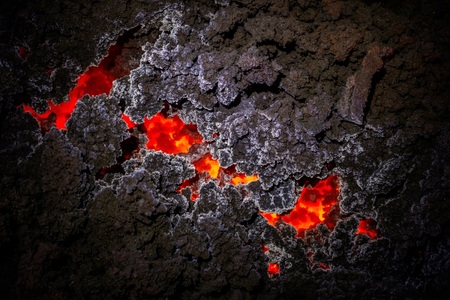 Papermoon, Papermoon Fototapete »Photo-Art BARATHIEU GABRIEL, LAVA«, Vliestapete, hochwertiger Digitaldruck, inklusive Kleister, Papermoon Fototapete »Photo-Art BARATHIEU GABRIEL, LAVA«