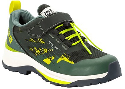 Jack Wolfskin, Jack Wolfskin Wanderschuh »VILLI HIKER TEXAPORE LOW K«, Jack Wolfskin Wasserdicht Outdoor Schuhe Kinder Villi Hiker Texapore Low Kids 39 slate green slate green