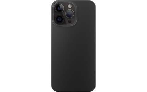 Sonstige Marke, Nomad - iPhone 14 Pro Max Hardcase Hülle Super Slim (NM01257585) - Schwarz / Transparent (Matt), Nomad Back Cover Super Slim Case iPhone 14 Pro Max Schwarz