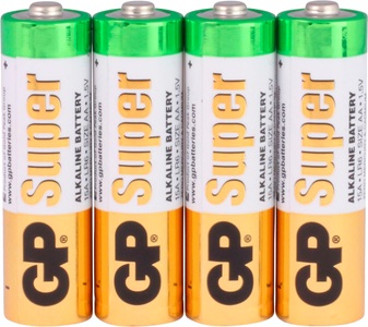GP Batteries, GP Batteries 1x4 GP Super Alkaline 1,5V AA Mignon LR06, 