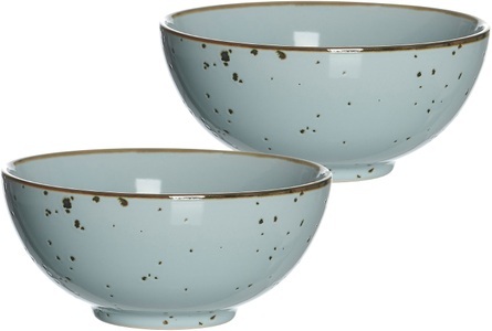 RITZENHOFF & BREKER, Ritzenhoff & Breker Schale »Xico«, Buddha-Bowls, Ø 17,5 cm, Ritzenhoff & Breker Schale »Xico«, 2 tlg., aus Steinzeug, Buddha-Bowls, Ø 17,5 cm