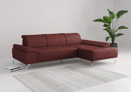 Places of Style Ecksofa »Caluna«, Inkl.Sitztiefenverstellung, wahlweise mit Kopf- und Armteilverstellung