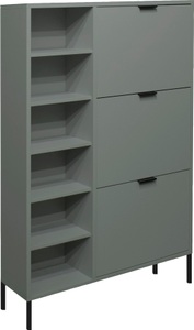 MÄUSBACHER, Mäusbacher Schuhschrank »Bonnie«, Breite 95 cm mit 3 Klappen, Regal und Quadratgestell, Mäusbacher Schuhschrank »Bonnie TOPSELLER!«, (OTTOs Choice), Schuhschrank mit Quadratgestell