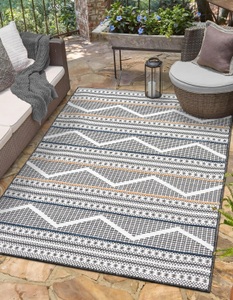 Myflair Möbel & Accessoires Teppich »Shadow, LAGERRÄUMUNG!«, rechteckig, 8 mm Höhe, modernes Design, Outdoor geeignet, Balkon, Terrasse
