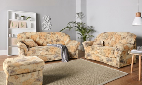 DOMO collection, DOMO collection Polstergarnitur (Set, 2-tlg), DOMO collection Polstergarnitur »Bahia«, (Set), 3-Sitzer & 2-Sitzer-Set