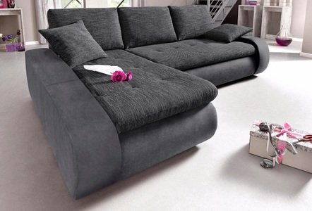 TRENDMANUFAKTUR, TRENDMANUFAKTUR Ecksofa, wahlweise XL oder XXL, TRENDMANUFAKTUR Ecksofa »Indie, L-Form«, wahlweise XL oder XXL