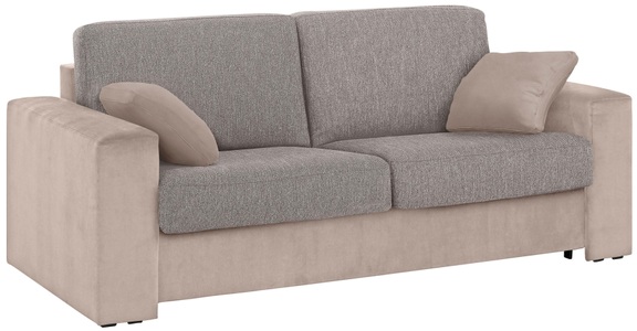 HOME AFFAIRE, Home affaire Schlafsofa »Roma«, Dauerschlaffunktion, mit Unterfederung, Lattenrost und echter Matratze. Zum Ausfalten in hoher Qualität, in 2 Breiten, Home affaire Schlafsofa »Roma Matratzenhöhe 14 cm«, Dauerschlaffunktion, mit Unterfederung, Lattenrost, Matratze
