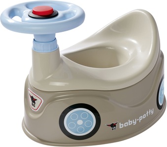 BIG, BIG 800054801 - BIG Baby-Potty, grau, Kunststoff, Baby-Potty Grau, Töpfchen
