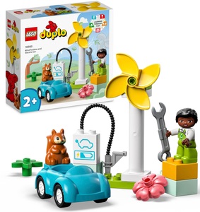 LEGO, 10985 DUPLO Windrad und Elektroauto, Konstruktionsspielzeug, LEGO® DUPLO® 10985 Windrad und Elektroauto
