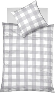 Fleuresse, fleuresse Bettwäsche »Elba 3389«, (2 tlg.), Karierte Linien, fleuresse Bettwäsche »Elba 3389«, Renforce, Baumwolle, in Gr. 135x200, 155x220, 200x200cm
