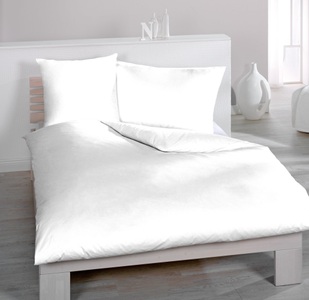 undefined, Bettwäsche, HOME FASHION Bettwäsche »Uni-Halbleinen«