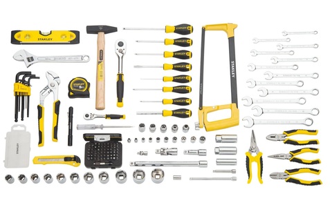 Stanley, Stanley - Werkzeug-Set im Koffer - 142-teilig, Stanley Werkzeugkoffer | 142-teilig