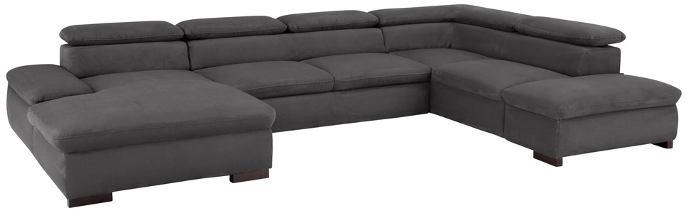 Home affaire Wohnlandschaft »Alberto«, XL, inklusive Kopfteilverstellung