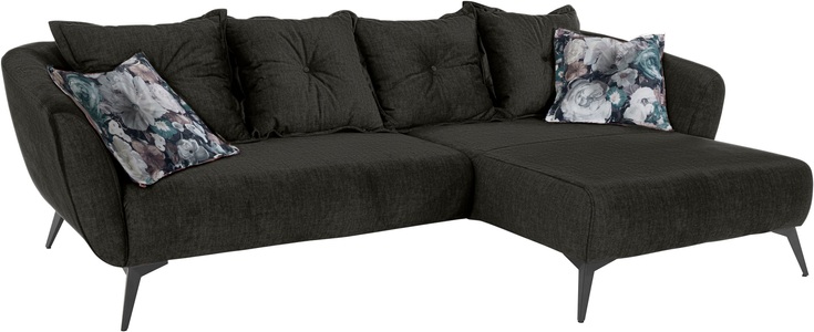 LEONIQUE, Leonique Ecksofa »Livien«, Zierkissen inklusive, INOSIGN Ecksofa »Baggio L-Form«, Zierkissen inklusive
