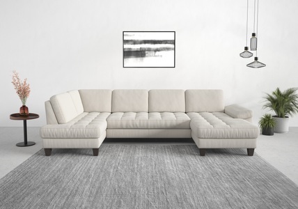 SIT&MORE, sit&more Wohnlandschaft, wahlweise mit Bettfunktion, Bettkasten, Sitztiefenverstellung, sit&more Wohnlandschaft »Westham U-Form«, wahlweise mit Bettfunktion, Bettkasten, Sitztiefenverstellung