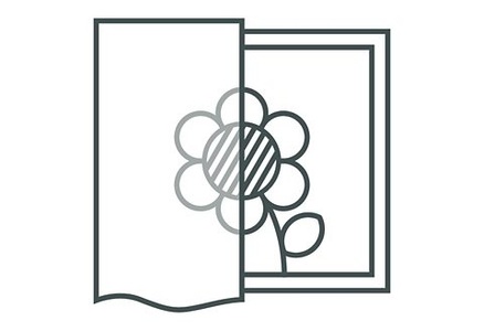 VHG, Schiebegardine, »Fiore«, VHG, Klettband 1 Stück, VHG Schiebegardine »Fiore«, (1 St.)
