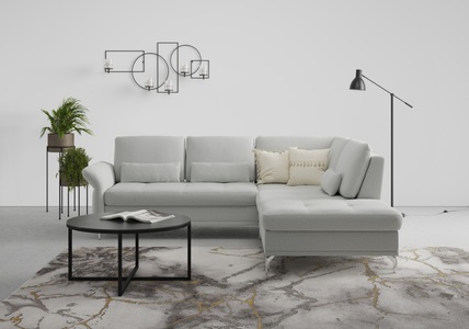 INOSIGN, INOSIGN Ecksofa »Palm Beach«, Federkern, mit Sitztiefenverstellung, wahlweise mit Bettfunktion, Bettkasten und Armteilverstellung, INOSIGN Ecksofa »Palm Beach L-Form«, Federkern, mit Sitztiefenverstellung, wahlweise mit Bettfunktion