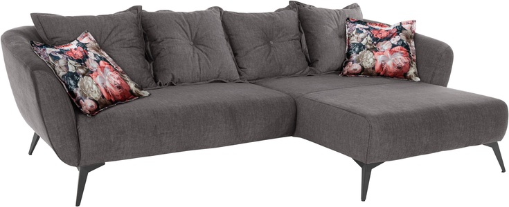 LEONIQUE, Leonique Ecksofa »Livien«, Zierkissen inklusive, INOSIGN Ecksofa »Baggio L-Form«, Zierkissen inklusive