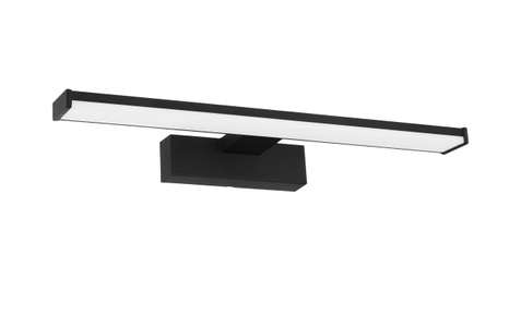 Eglo, EGLO Spiegelleuchte Pandella 1 LED schwarz 60 cm, LED-Wandleuchte Pandella 1, Länge 40 cm, schwarz, Aluminium