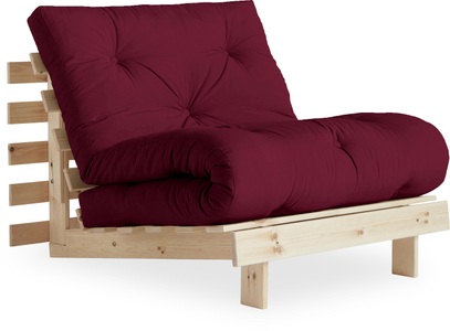 Karup Design, Karup Design ROOTS Futonsessel Gestell und Stofffarbe auswählbar, Karup Design Schlafsofa »Roots 90 Schlafsofa, Gästebett, Sofa mit Futonmatratze«, Inkl. Futonmatratze, Liegefläche 90x200 cm, FSC® zertifizierte Kiefer