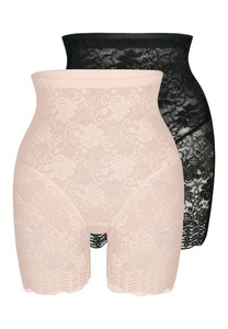 SASSA, Sassa Miederhose, (Packung, 2 St.), mit Spitzeneinsatz, 