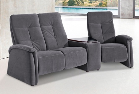 exxpo - sofa fashion, exxpo - sofa fashion 3-Sitzer, mit Relaxfunktion, exxpo - sofa fashion 3-Sitzer »Tivoli, Kinosofa mit Tischablage & Stauraumfach, man. Relaxfunktion« mit Relaxfunktion