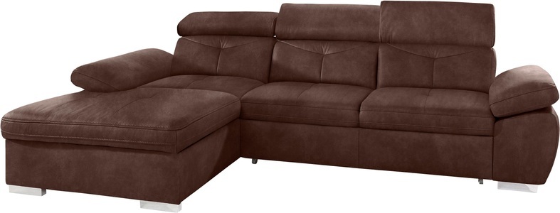 exxpo - sofa fashion, exxpo - sofa fashion Ecksofa, wahlweise mit Bettfunktion und Bettkasten, exxpo - sofa fashion Ecksofa »Spring, super bequem, mit Armteil- und Kopfteilfunktion, OTTOs Choice« L-Form, wahlweise mit Bettfunktion und Bettkasten