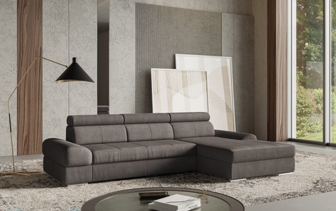 sit&more Ecksofa »Broadway L-Form«, mit verstellbaren Kopfteilen, wahlweise mit Bettfunktion