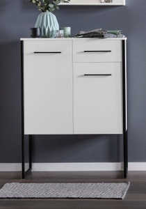 PLACES OF STYLE, Places of Style Kommode »Pariso«, Gestell aus Metall, Breite 80 cm, 