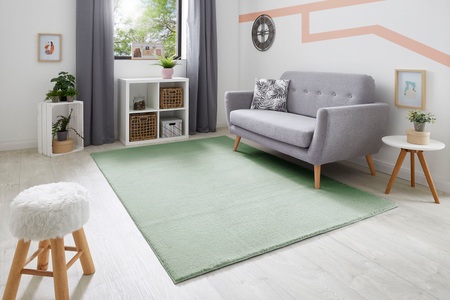 Andiamo Teppich »Avignon«, rechteckig, 16 mm Höhe, Uni Farben, sehr weicher Flor, ideal im Wohnzimmer & Schlafzimmer
