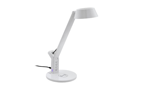 Eglo, EGLO LED-CCT TISCHLEUCHTE TOUCH/QI BANDERALO weiss, EGLO Tischleuchte »BANDERAL«