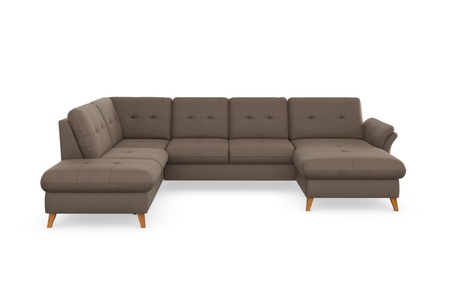 sit&more Wohnlandschaft »Göteborg«, inklusive Sitztiefenverstellung und Federkern, wahlweise mit Bettfunktion und Bettkasten