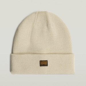 G-Star, G-STAR Beanie »Effo Long Beanie«, G-STAR Beanie »Effo Long Beanie«, mit Aufnäher vorn