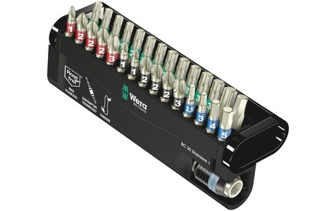 Wera, Wera BC Stainless/30 Bit-Check 05071109001 Bit-Set 30teilig Kreuzschlitz Phillips, Kreuzschlitz Pozidriv, Innen-TORX,, Wera Bit-Set »Bit-Check 30 Stainless«, (30 St.)