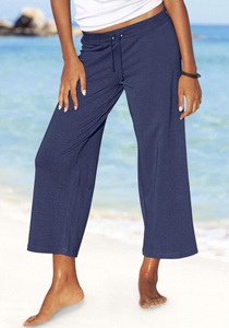 BEACHTIME, Beachtime 7/8-Strandhose, Beachtime 7/8-Strandhose, aus weichem Jersey, Wide-Leg, Jogginghose, Relaxhose
