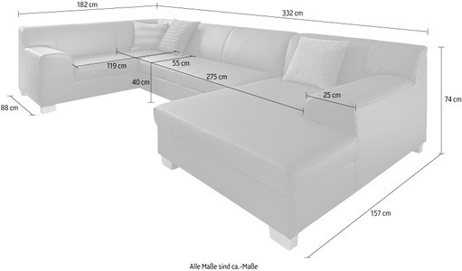 DOMO collection Wohnlandschaft